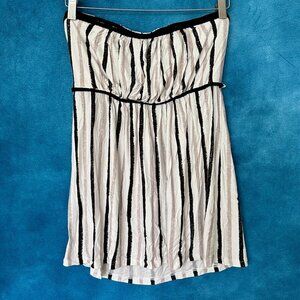 Soul Revival Strapless Striped Top, Size L